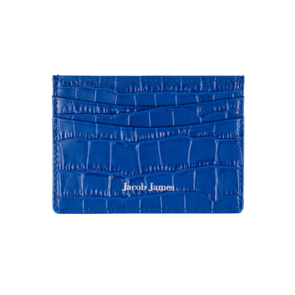 Crocodile Pattern Leather Card Holder - Image 9